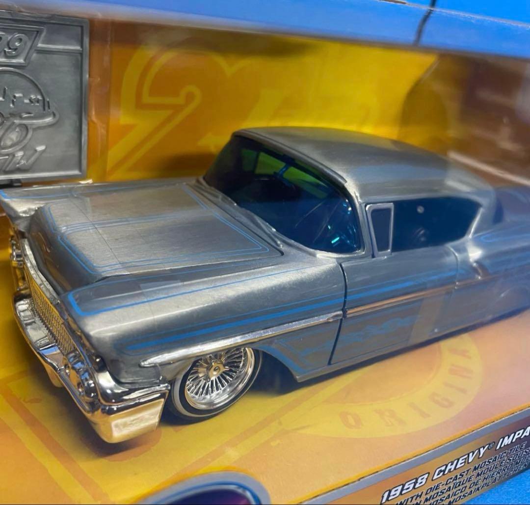 ミニカー JADA TOYS 1/24 1958 Chevy Impala Hardtop
