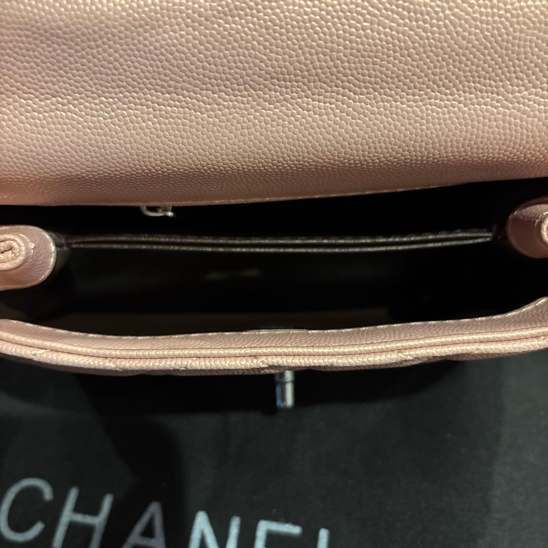 激レアCHANELココハンドルピンクメタリックノベルティバッグ新品未使用