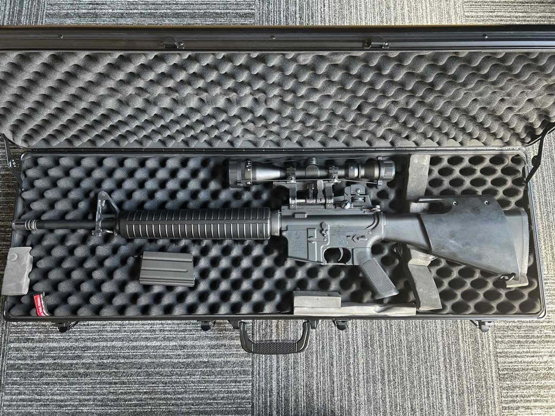 ゴルゴ13 M16A2カスタム 限定エアソフトガン ケース付き