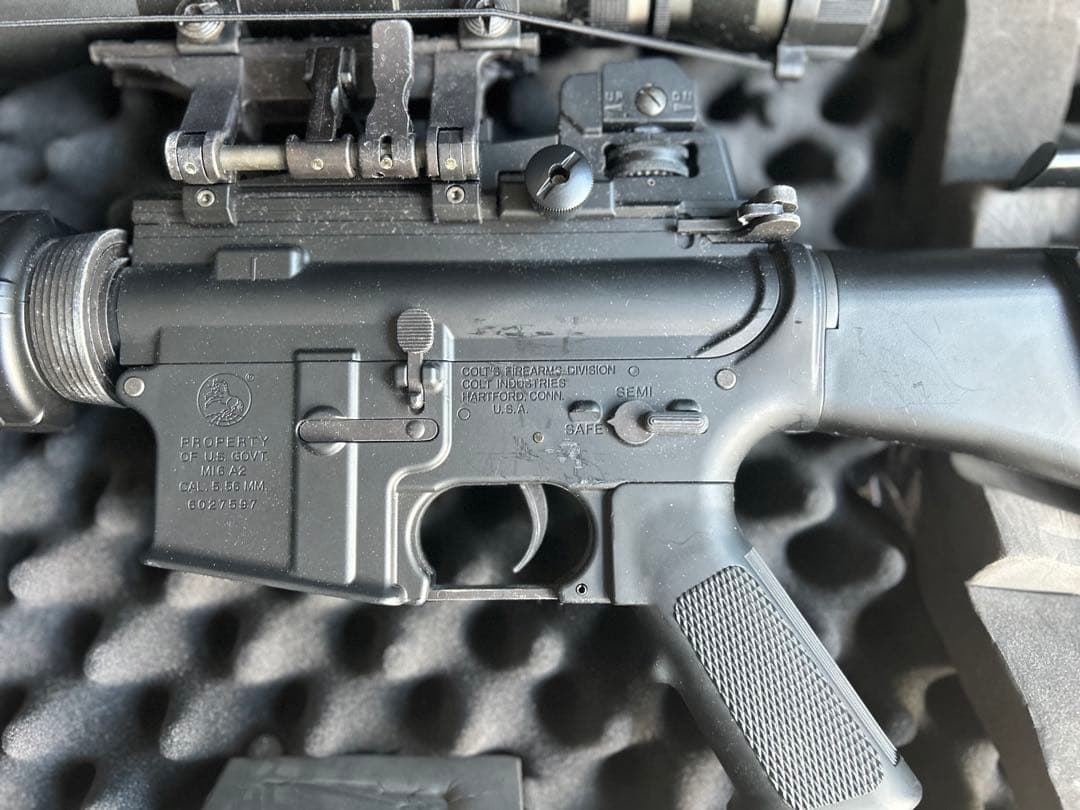 ゴルゴ13 M16A2カスタム 限定エアソフトガン ケース付き