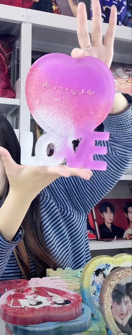 新作 肖戦 超大Loveスタンド　置物 8点セット❣️確認用❣️0108