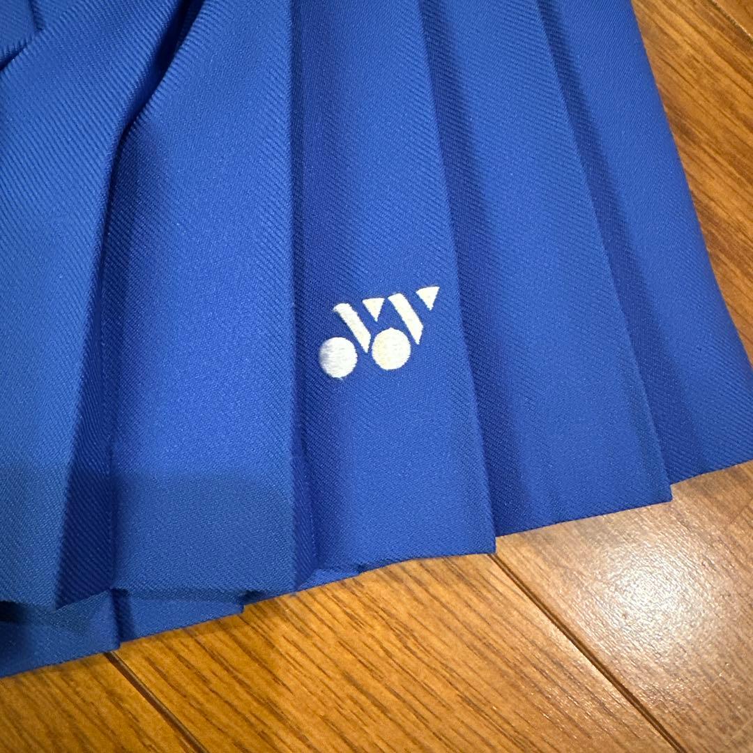 YONEX テニス プリーツスカート青　旧ロゴ　64サイズ　※お値下げしました！