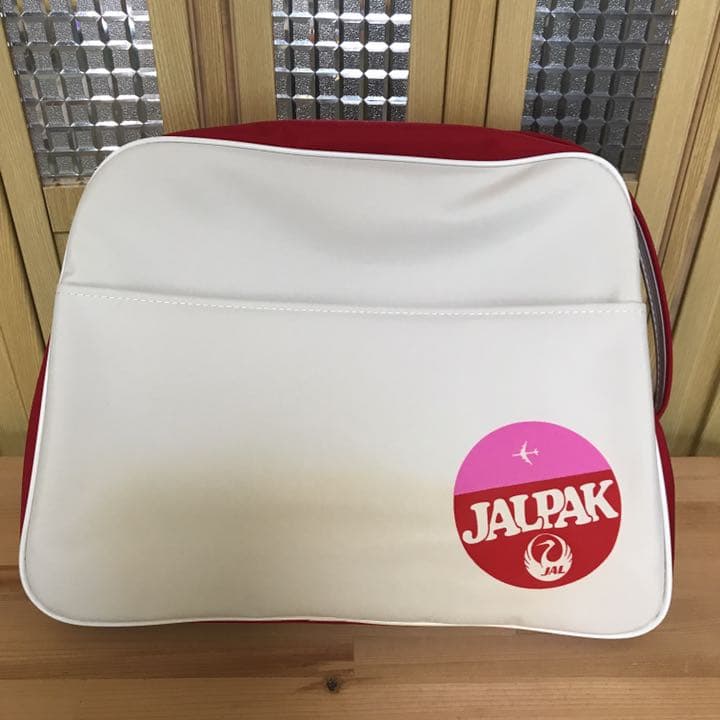 JALバック白赤！ レア⁈  ビーチサンダル付き