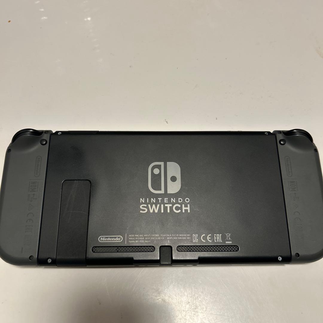Nintendo Switch 本体 グレー 青い paw ジョイコン