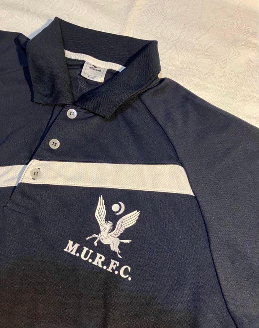 【改訂版】明治大学ラグビー　M.U.R.F.C. ポロシャツ ネイビー　Lサイズ