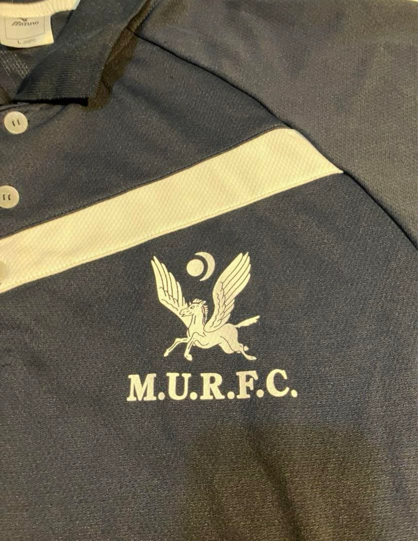 【改訂版】明治大学ラグビー　M.U.R.F.C. ポロシャツ ネイビー　Lサイズ