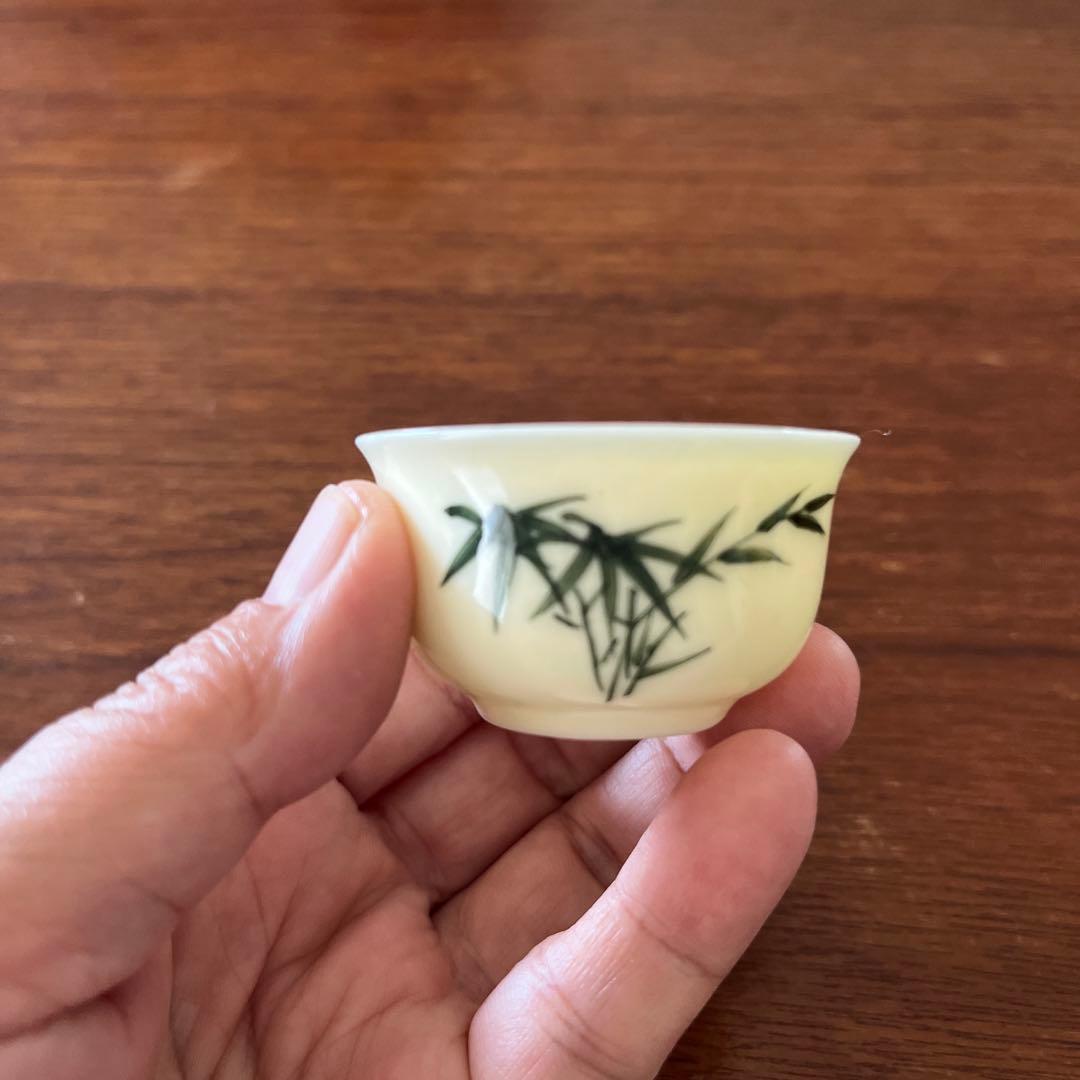 陶器製中国茶器セット（急須・茶杯2個）