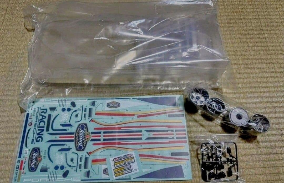 タミヤ 1/10 ポルシェ956 RCカーキット ボディ、ホイール