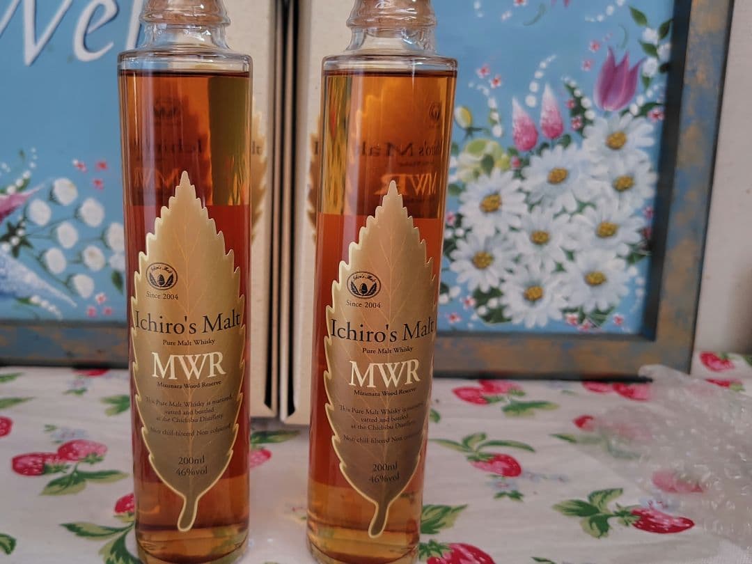 イチローズモルト ミズナラウッドリザーブ　箱付き　MWR 200ml 2本