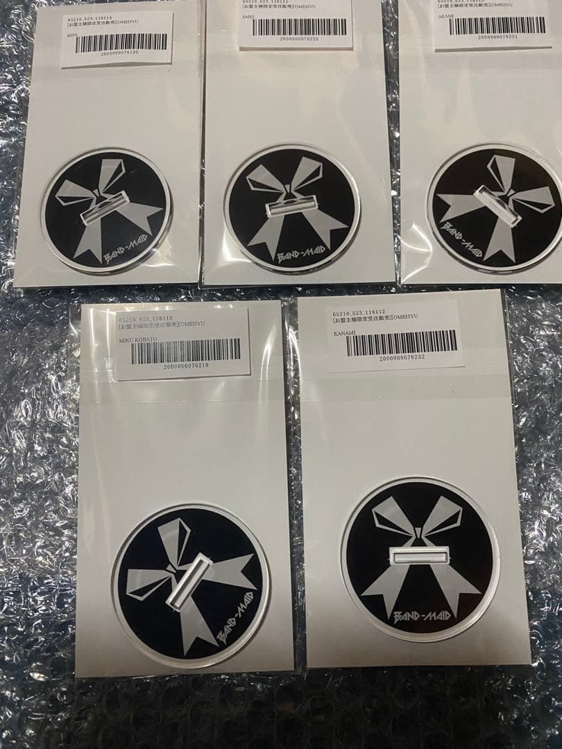 BAND-MAID お盟主限定受注生産アクリルスタンド5種&マグカップ　新品