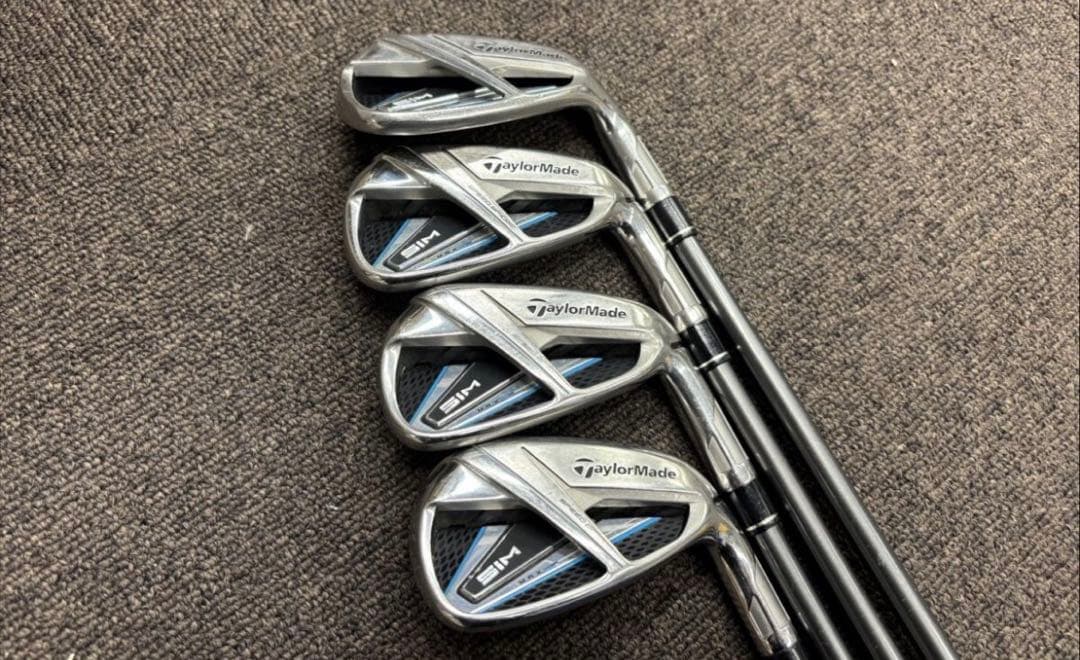 ぶっ飛び！TaylorMade テーラーメイド SIM MAX アイアン４本　S