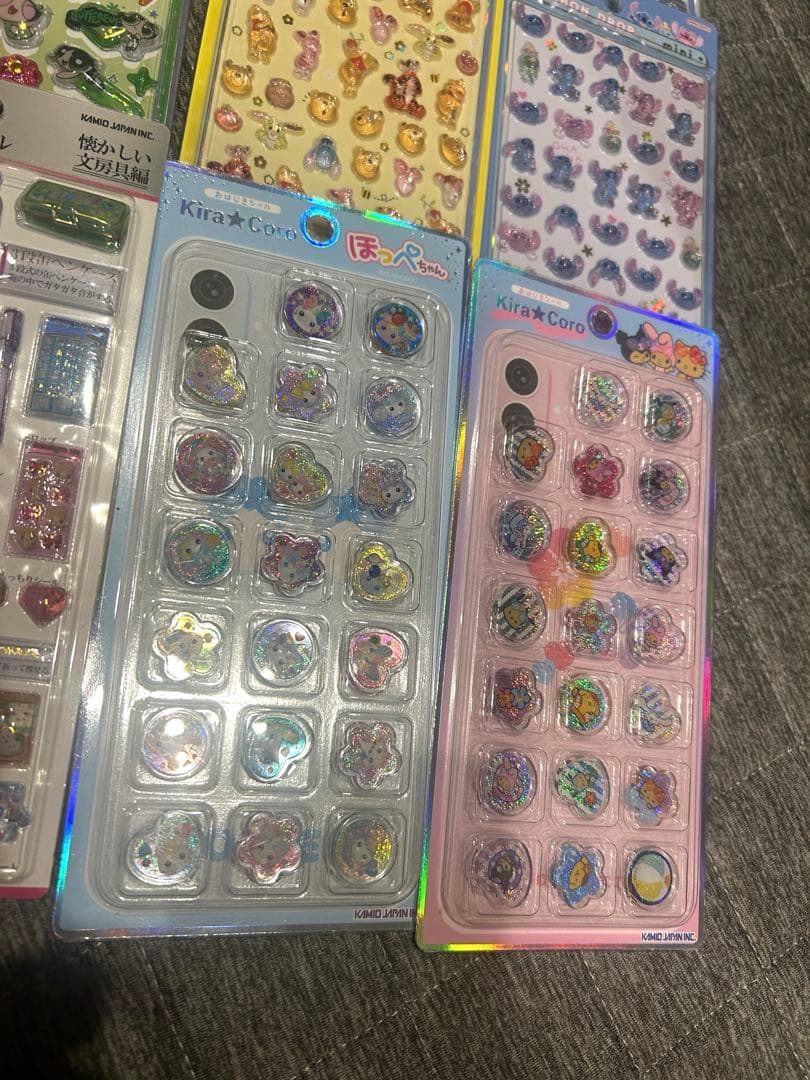 ボンボンドロップシールまとめ売り、正規品　サンリオ　パワパフ　21枚