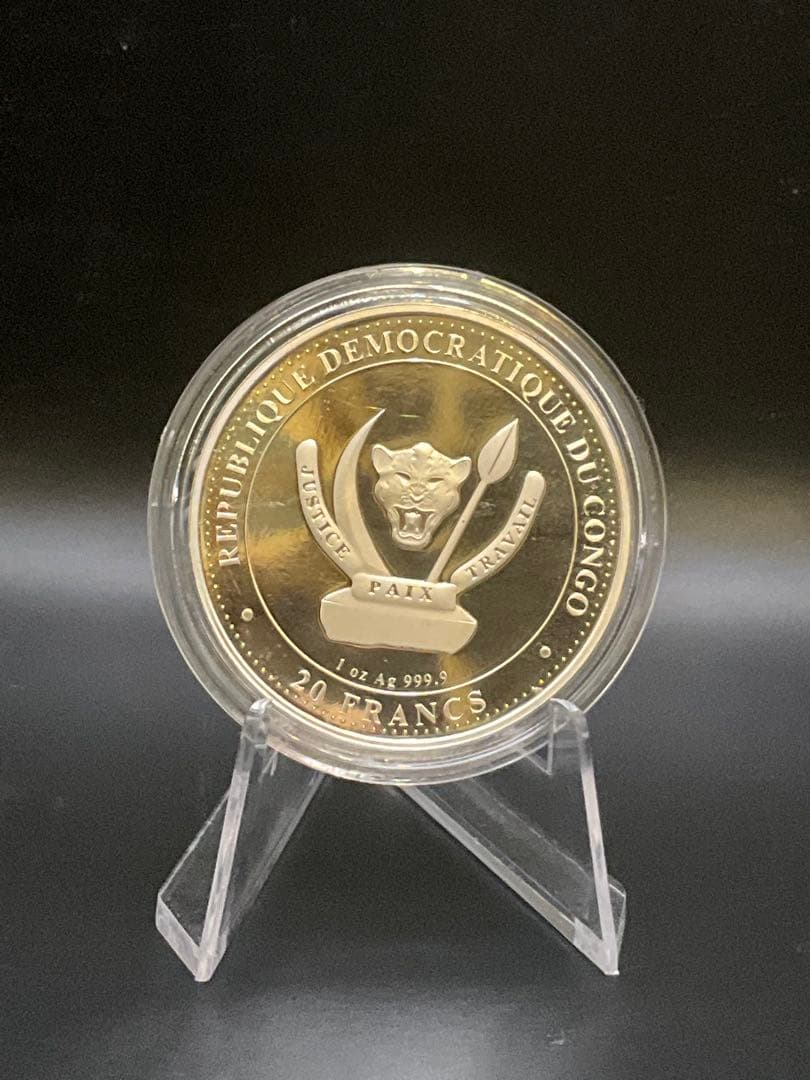 2020年プレヒストリックライフ ティラノサウルス レックス 1オンス銀貨