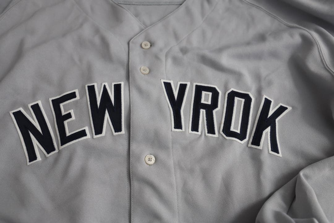 松井秀喜 ヤンキース 2003年 プロカットロードジャージ 誤植あり レア