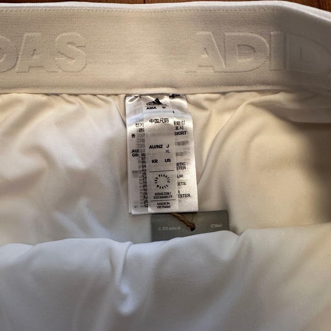 ダンボールニット　セットアップ　ビッグアディダスロゴ　春秋冬　XL 長袖 白