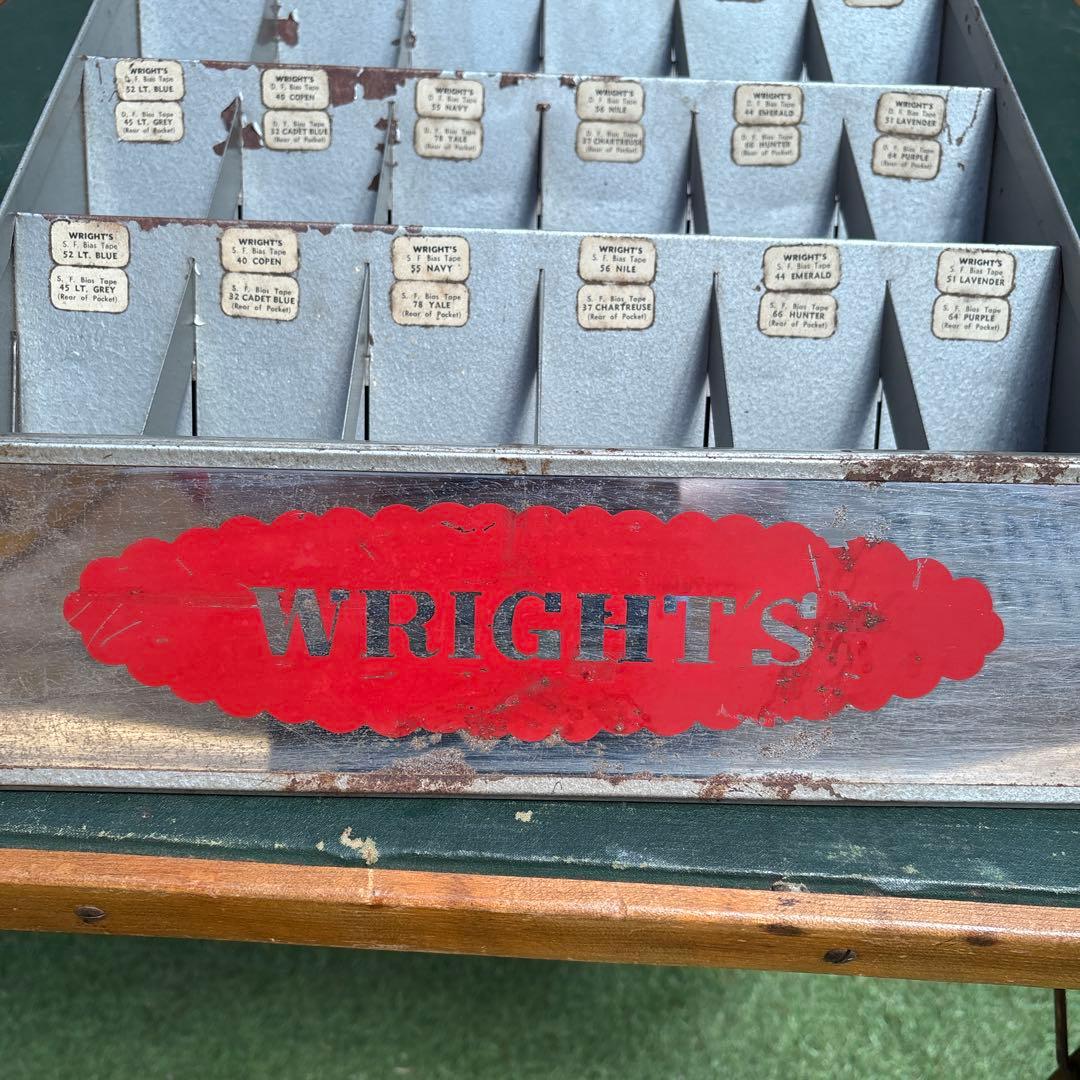 USA VINTAGE ストアディスプレイ WRIGHT'S 店舗什器