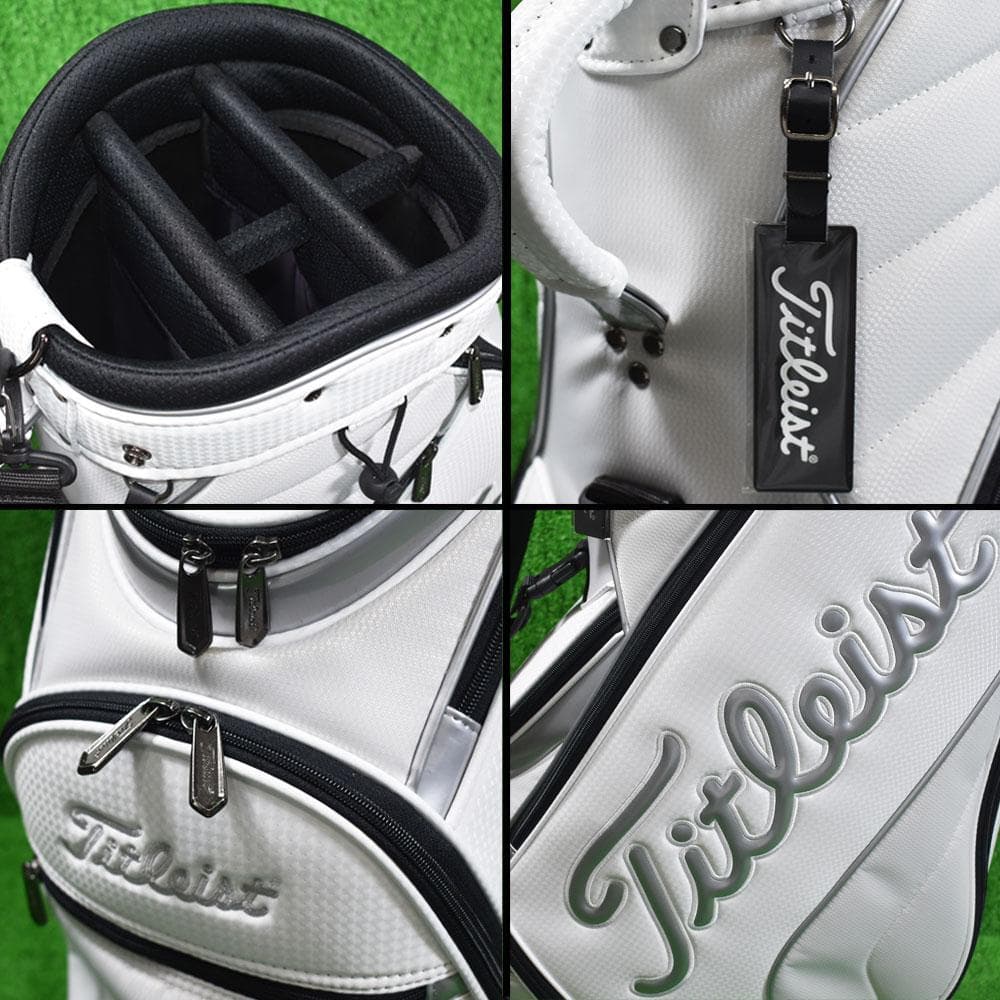 和*ん様 Titleist/タイトリスト ゴルフ キャディバッグ９型【ホワイト】
