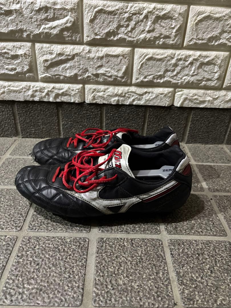 Mizuno モレリア サッカーシューズ 黒/赤