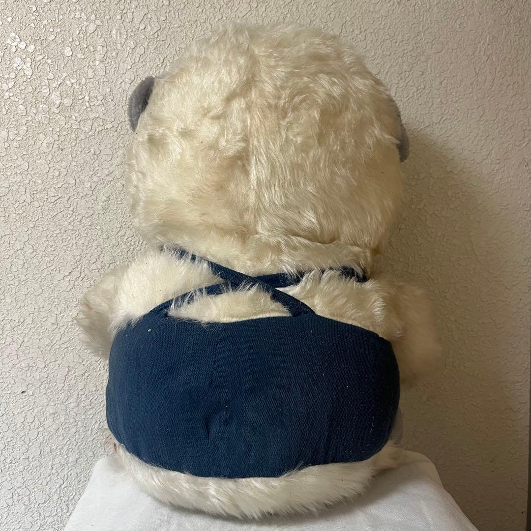 昭和レトロ　白いゴリラ　大きい　ぬいぐるみ