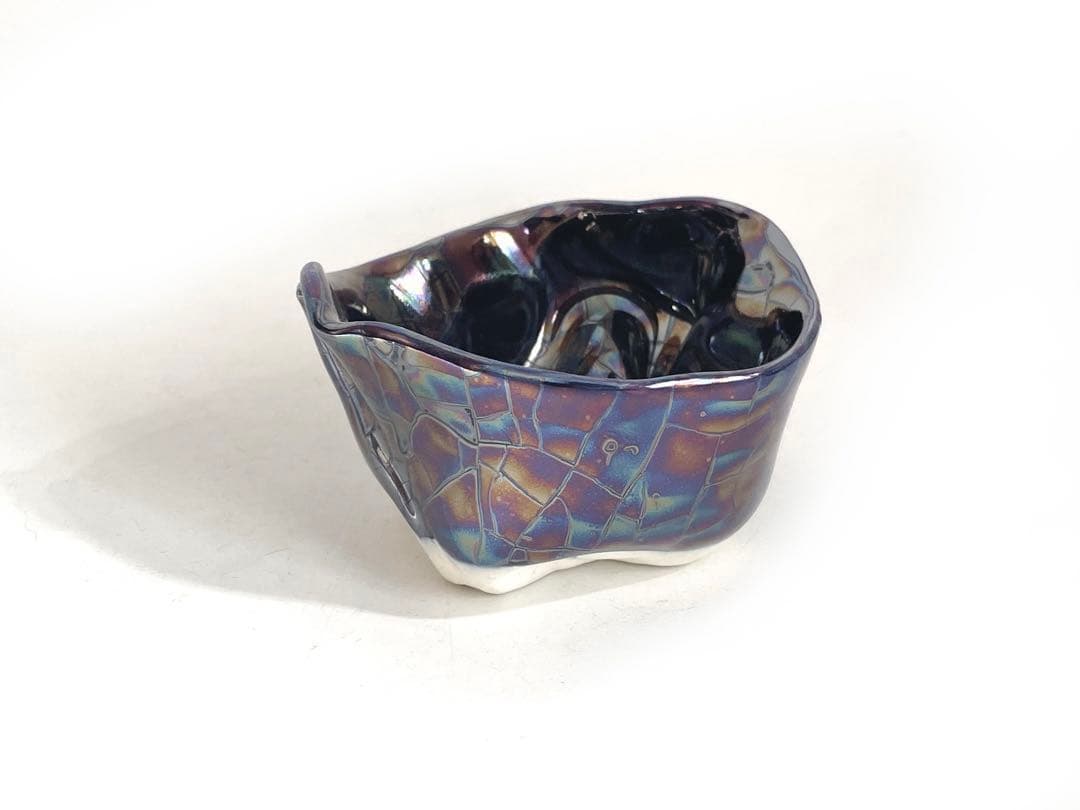 陶芸家　美術家　伊藤公象　酒器　酒杯　器　pearl blue 箱なし