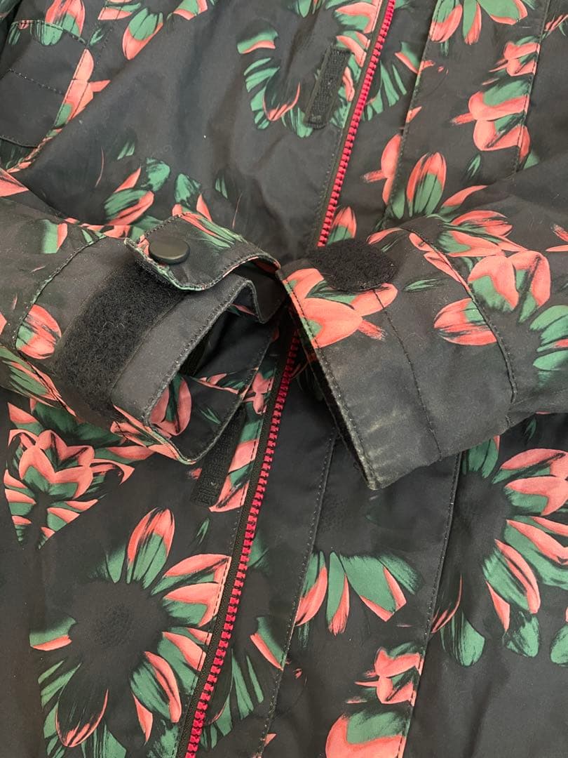 Burton スノーボード用 ネイビー花柄ジャケット