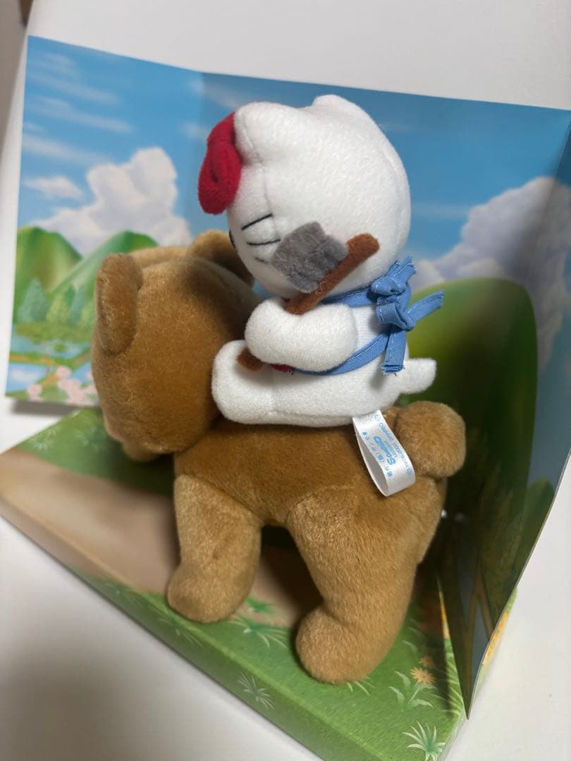 【希少】ハローキティ　ぬいぐるみBOX おとぎばなし　金太郎　レトロ　サンリオ
