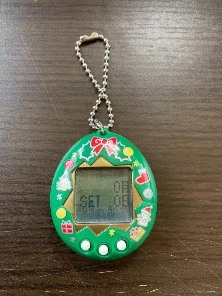 【動作確認済】バンダイ　たまごっち　サンタクロっち　グリーン