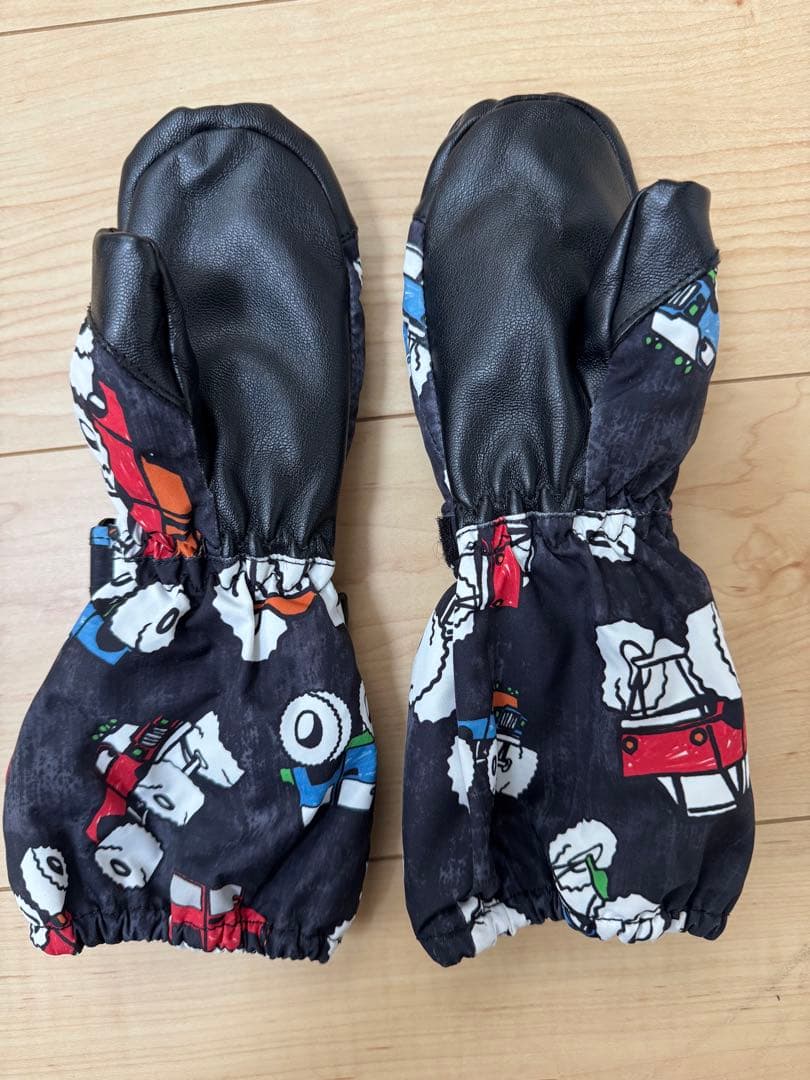 Burton チェック柄ジャケットとスノーボードパンツセット グローブ付き