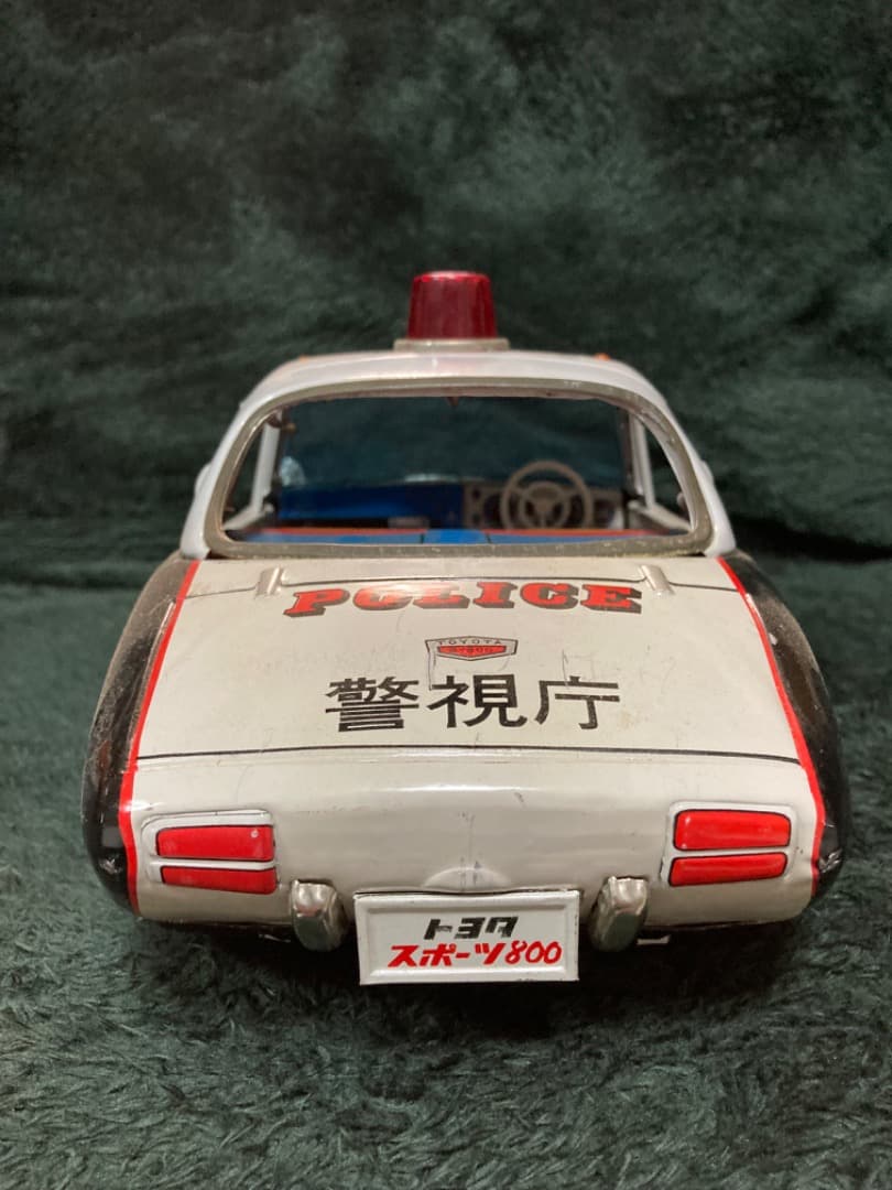 アサヒ玩具　ブリキ　警視庁パトロールカー　トヨタスポーツ800 ヨタハチ