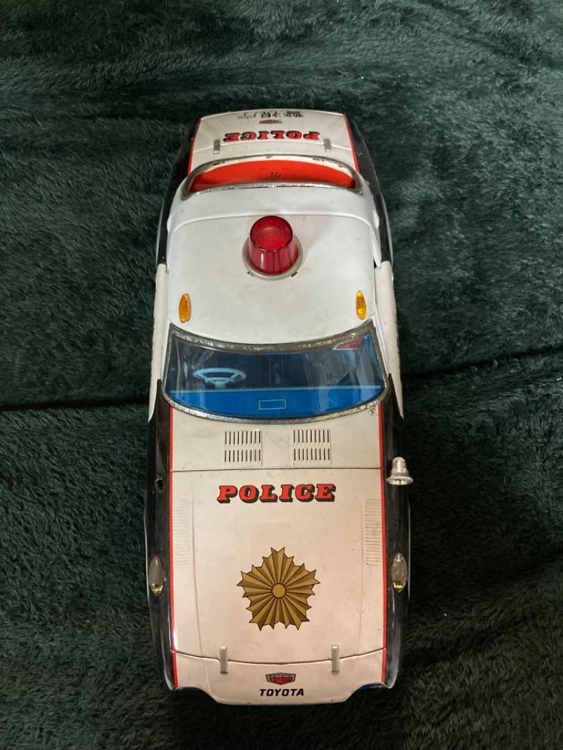 アサヒ玩具　ブリキ　警視庁パトロールカー　トヨタスポーツ800 ヨタハチ