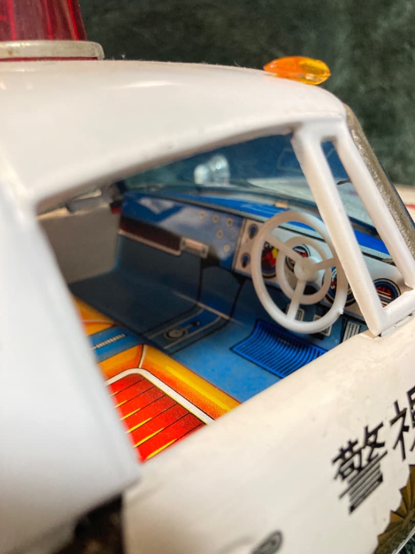 アサヒ玩具　ブリキ　警視庁パトロールカー　トヨタスポーツ800 ヨタハチ