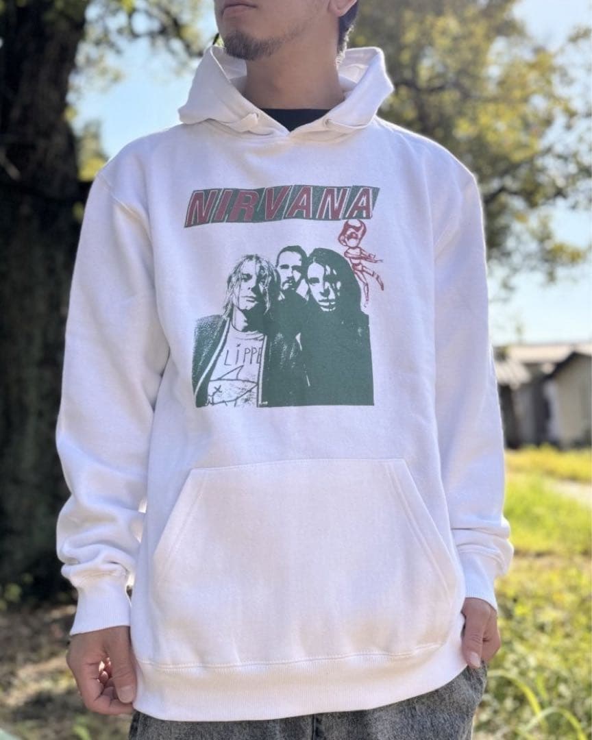 新品未使用 NIRVANA / Flipper プルオーバーパーカー Lサイズ