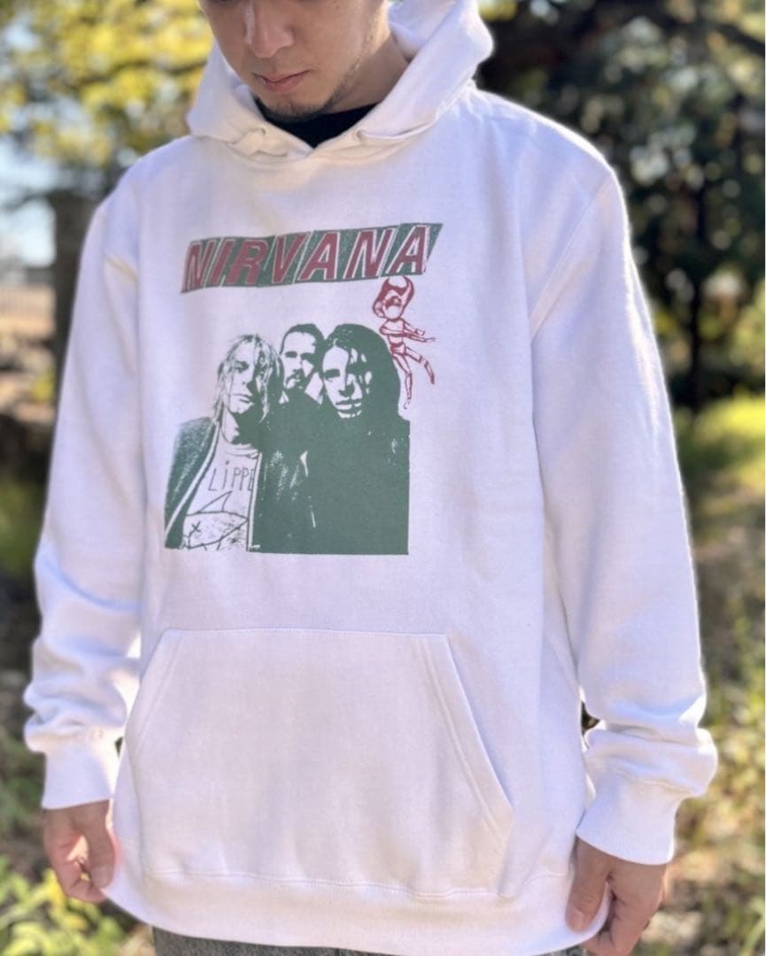 新品未使用 NIRVANA / Flipper プルオーバーパーカー Lサイズ