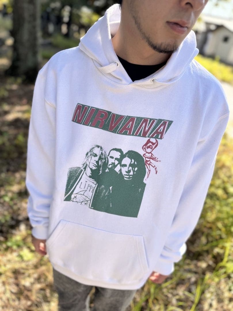 新品未使用 NIRVANA / Flipper プルオーバーパーカー Lサイズ