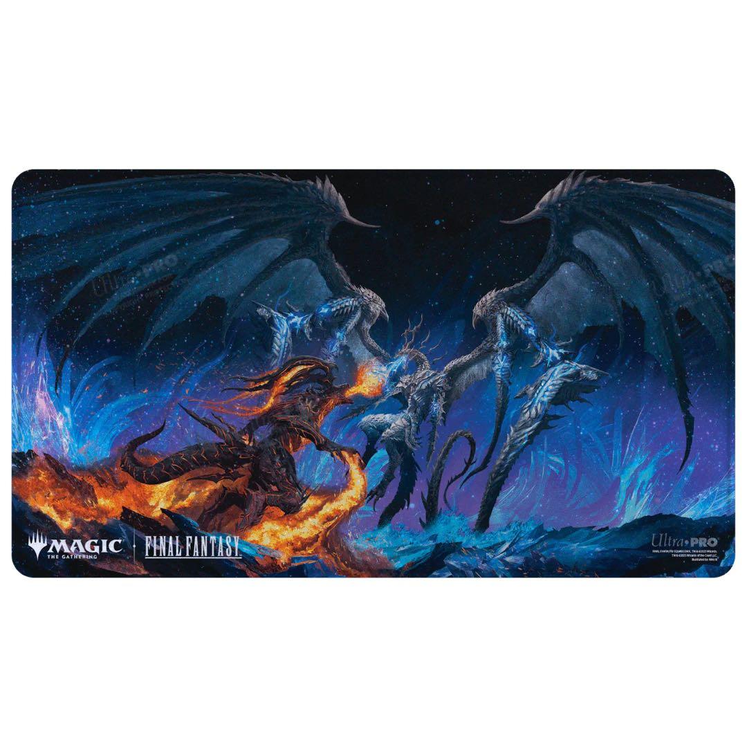 MTG×FF UrtraPro 新品未開封ホロフォイルプレイマット(バハムート)
