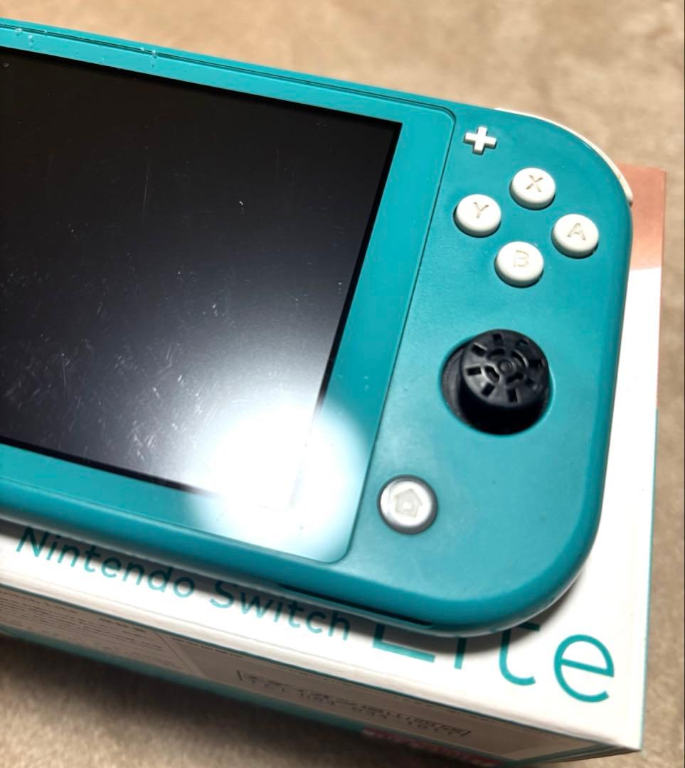【傷あり】Nintendo Switch Right 本体ターコイズ　動作確認済