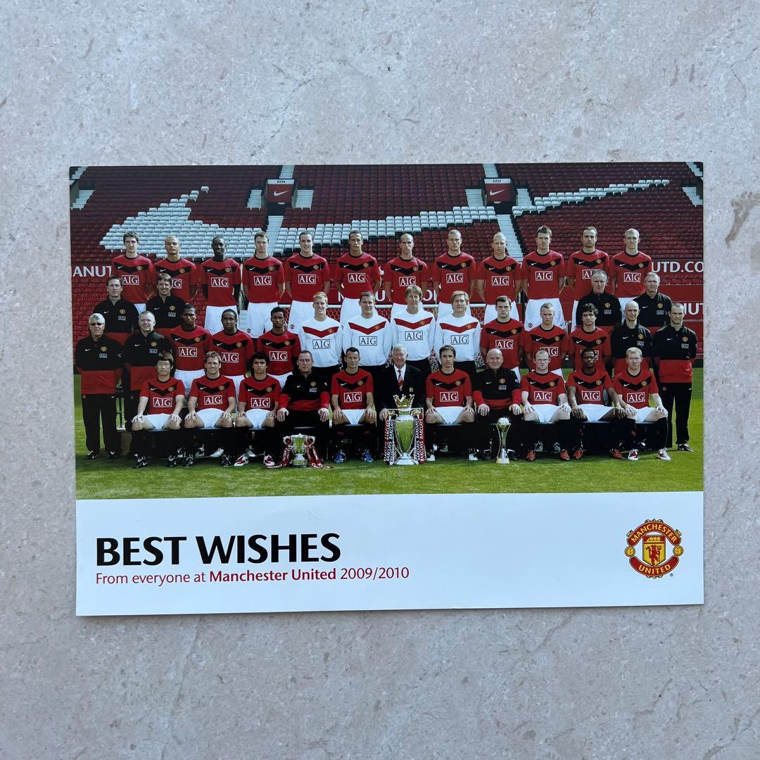 マンチェスターユナイテッド　2009/2010シーズン　直筆サインボール