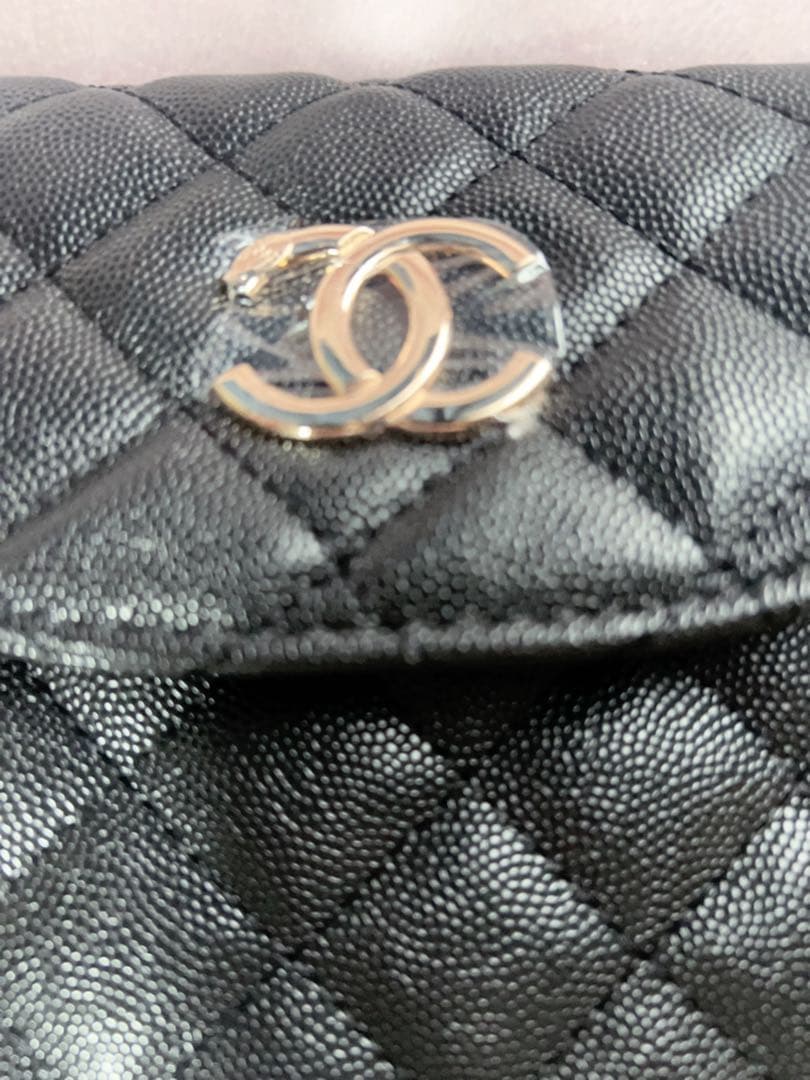 CHANEL ブラック キルティングバッグ