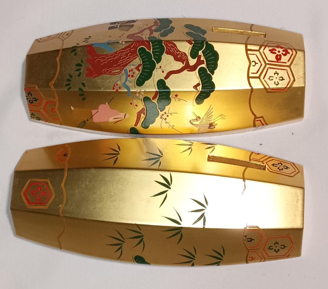 茶道具　京派塗師蒔絵師　北村葵春作　本金箔ぶりぶり香合　美品！！