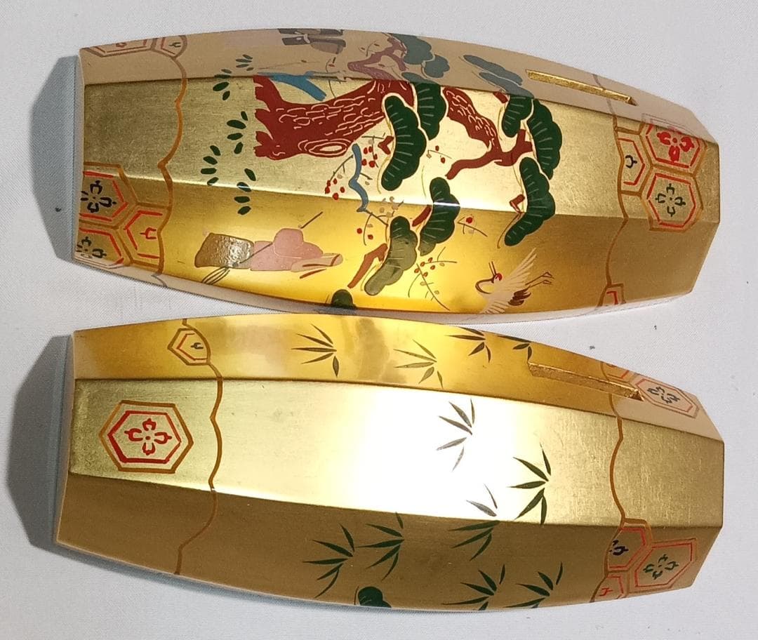 茶道具　京派塗師蒔絵師　北村葵春作　本金箔ぶりぶり香合　美品！！