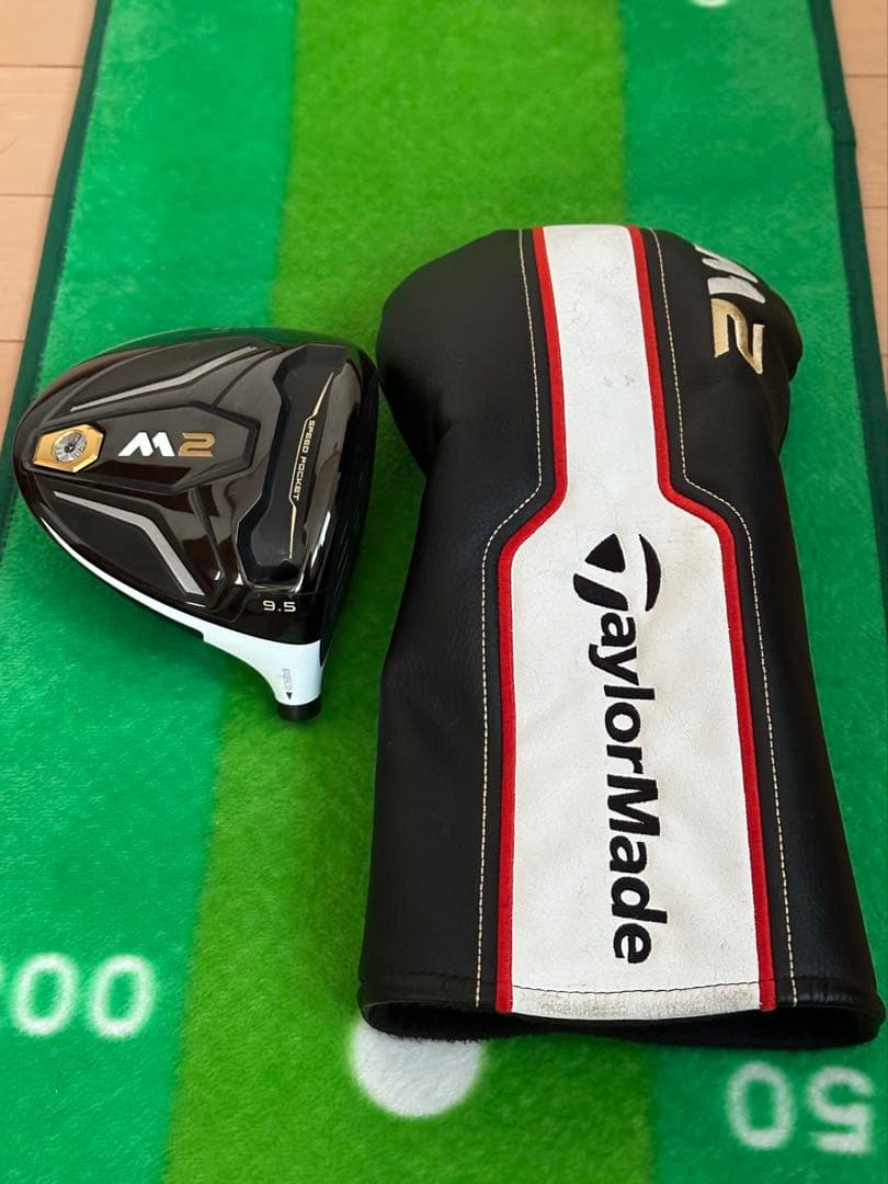 【名器レア】美品 TaylorMade M2 ドライバーヘッド9.5度カバー付