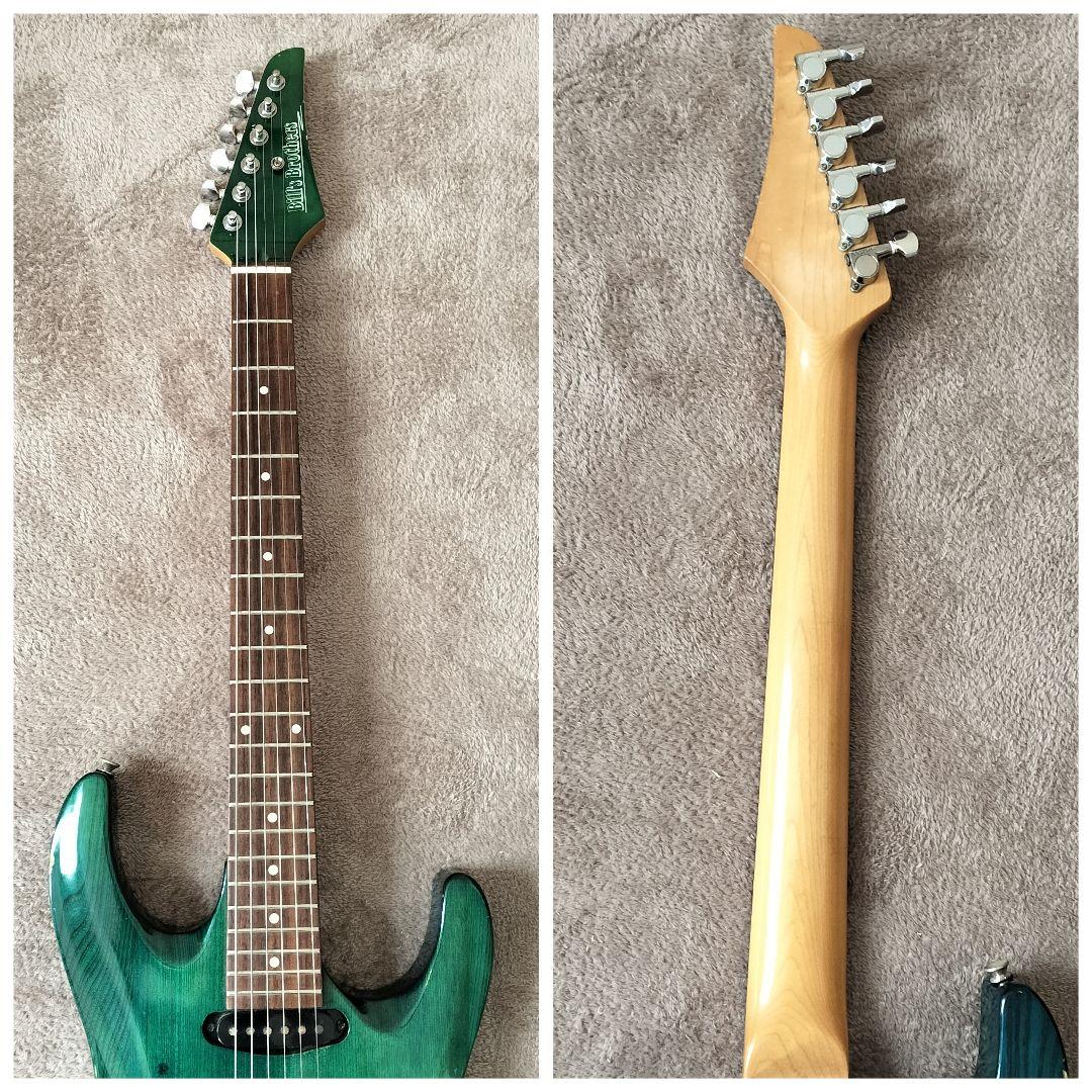 Bill's Brothers ストラト グリーン　マッチングヘッド