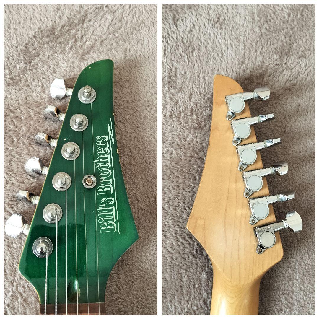 Bill's Brothers ストラト グリーン　マッチングヘッド