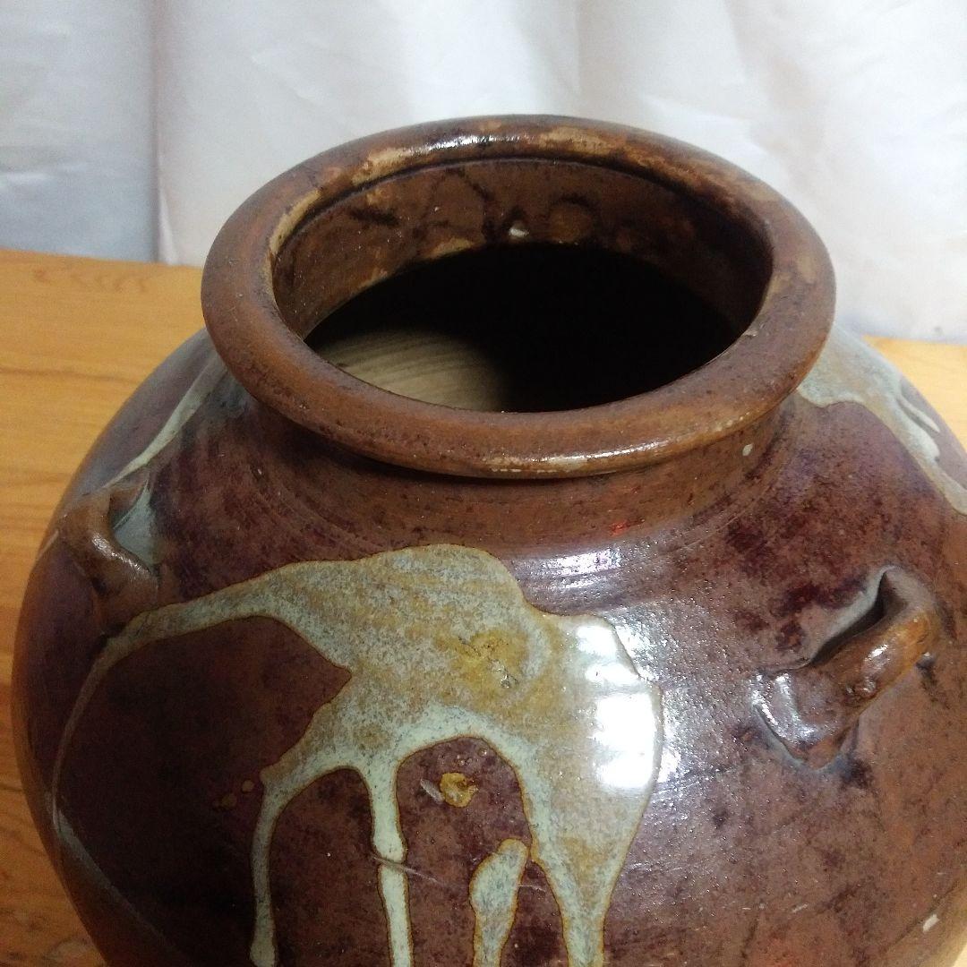 丹波焼き茶壺