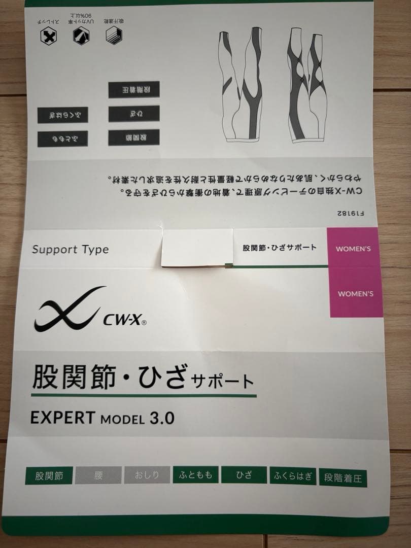 CW-Xレギンス　レディースMサイズ　ワコール