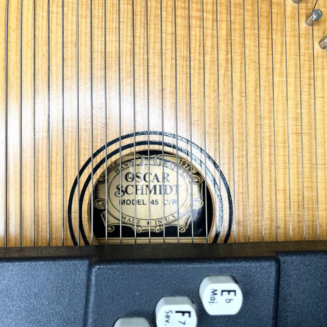 【美品】oscar schmidt 45 C/R オートハープ ケース付き