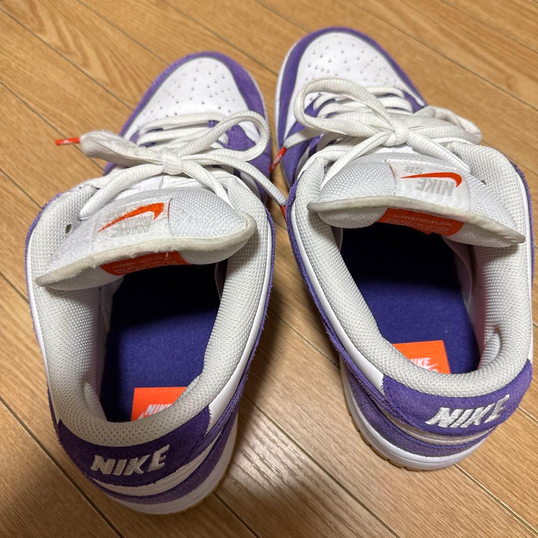 Nike Dunk Low パープル/ホワイト 28cm
