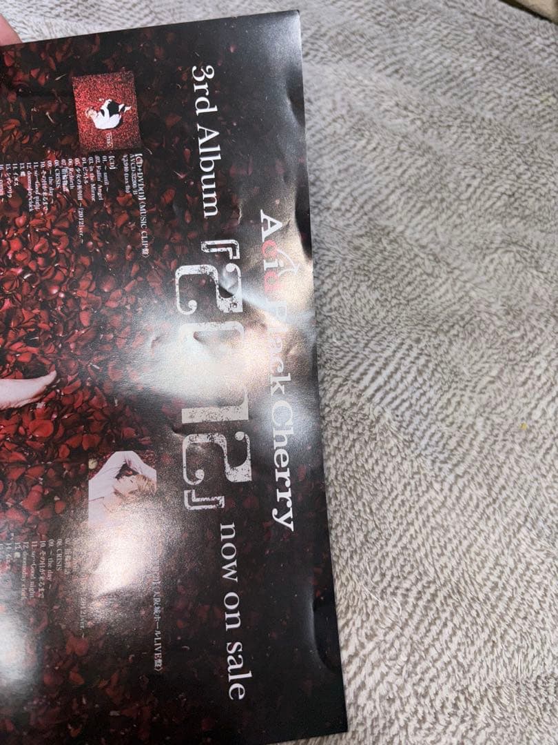 Acid Black Cherry ステッカー　非売品クリアファイル