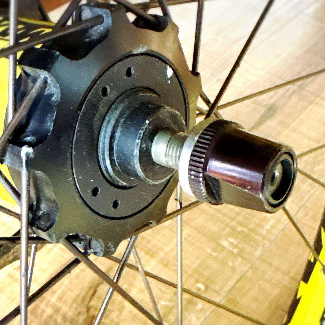 Mavic Deemax 完組フロントホイール 希少9mm クイックリリースハブ