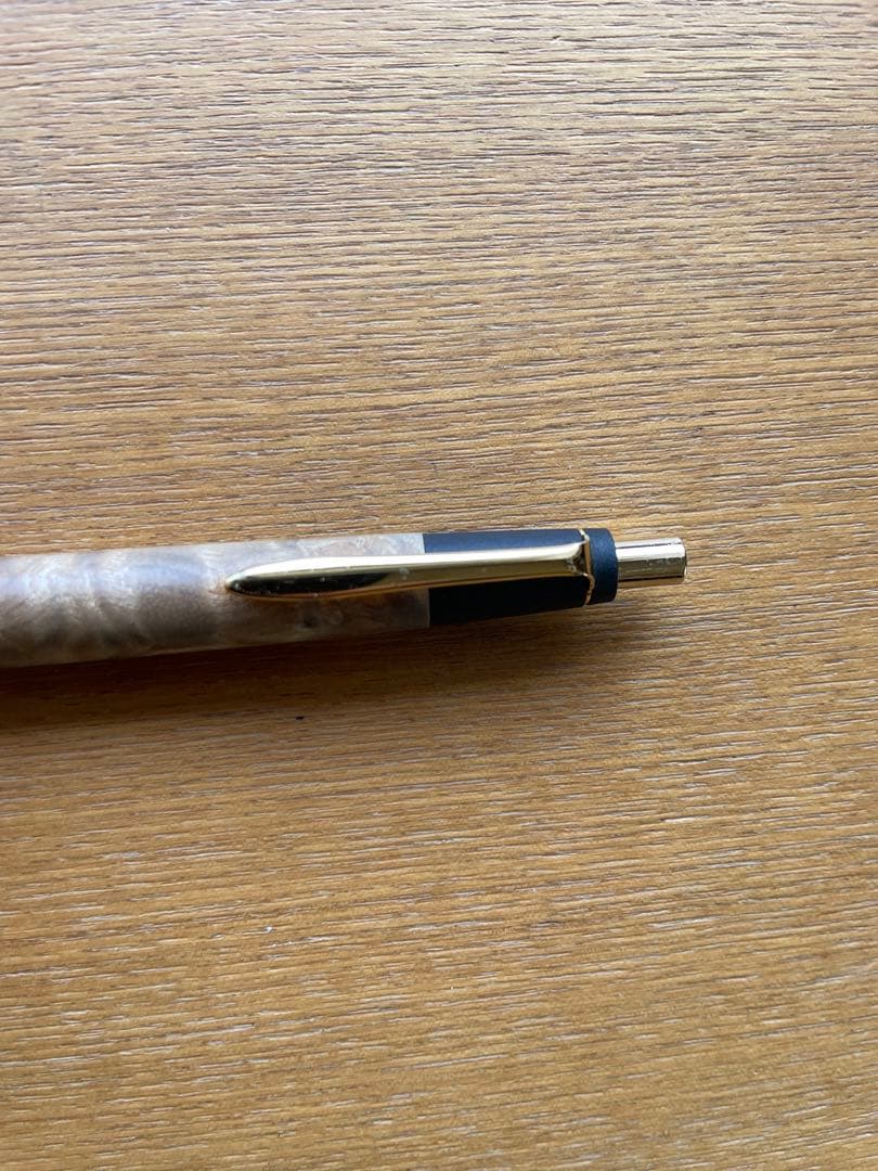 野原工芸　ボールペン　マーブルウッド　旧型